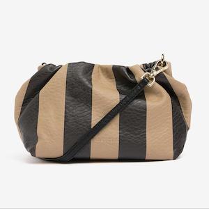 Monty Crossbody Bag - Black / Latte