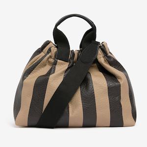 Montague Tote - Black / Latte