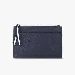 New York Coin Purse - French Navy