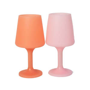 Unbreakable Wine Glasses / Swepp / Peach + Petal