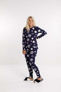 Lounge Pants - Snowflake Print