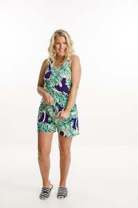 Clothing wholesaling: Pj Set - Sale - Monstera Print