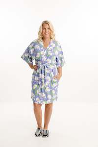 Short Robe - Pick Me Daisy Print