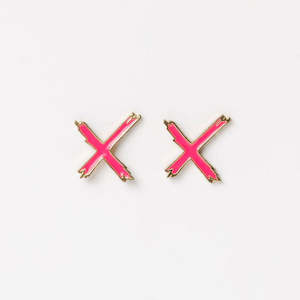 Studs - X - Neon Pink