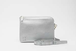 Oversized Clutch - Silver