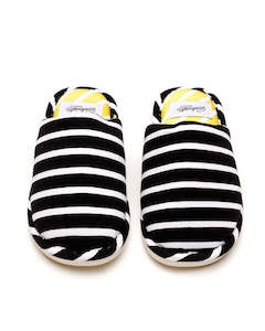 Hotel Slides - Black & White Stripes