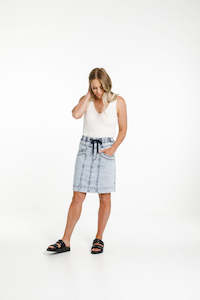 Denim Brenda Skirt - Sale - Snow Wash