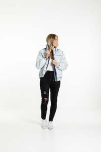 Aja Puffer Jacket - Sale - Snow Wash