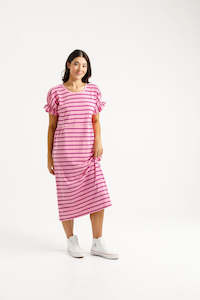 Clothing wholesaling: Nevaeh Midi Dress - Candy Stripe