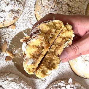 Biscuit manufacturing: Almond Croissant Cookie