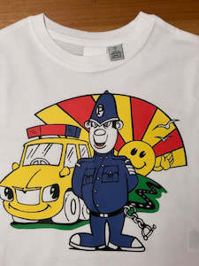 Officer Sunshine Childrens White Printed Tee Shirt