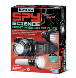 Kidzlab Science Toys: Kidzlab Spy Science Night Mission Spy Light