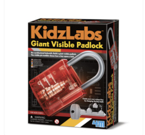 Kidzlab Giant Visible Padlock