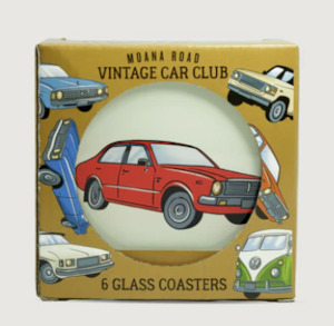 Homeware: Moana Rd Vintage Car Glass Coasters