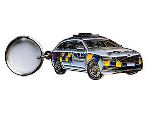 Souvenirs Memorabilia: Skoda Police Car Key Ring