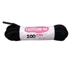 Laces - Black Corded - 200cm