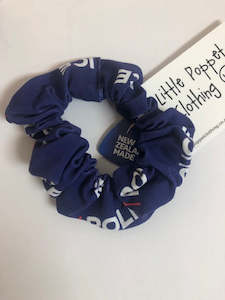 Little Poppet Police Themed  Scrunchie