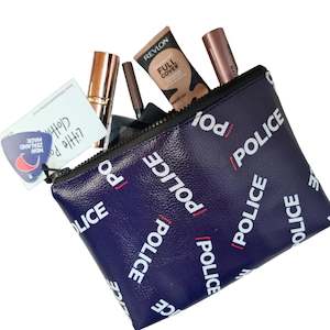 Little Poppet Police Themed Make Up Bag ( make up not included)