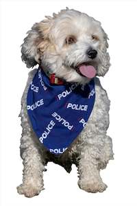 Little Poppet Pet Bandanas - Police Themed