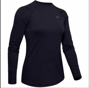 Under Armour Base 2.0 Womens Crew Black