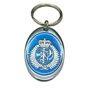 Police Crest Metal Key Ring