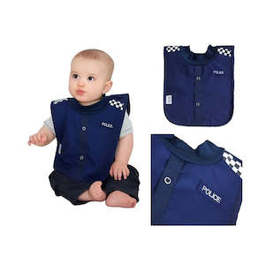 Little Poppet Police Baby Bib