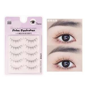 Xixi Little Devil False Eyelashes 5 Pair - #Transparent stalk