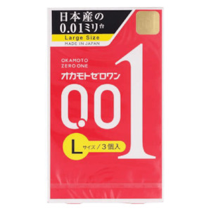 Okamoto 0.01 Zero One Condom #L size