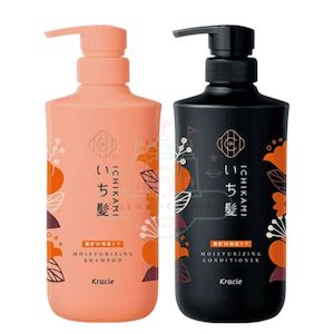 Hair: ICHIKAMI Dense W Moisturizing Care Shampoo & Conditioner Set [480ml+480ml]