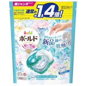 Bold Gel Ball 4D Refreshing Fresh Flower Soap Scent Refill Super Jumbo Size 15 Pieces