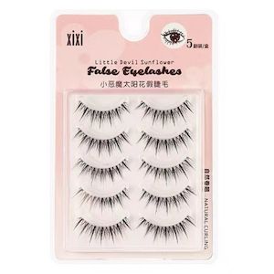 Eye: Xixi Little Devil  False Eyelashes 5 Pair - #Sunflower