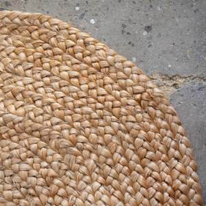 Round Shaker Weave Jute Mats