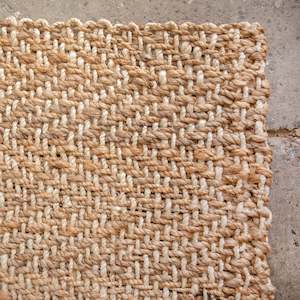 Chunky Herringbone Weave Jute Mats