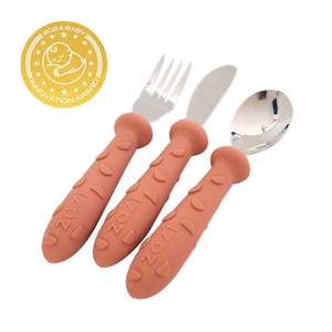 Childrens Accessories: Zazi - Clever Cutlery - Blush