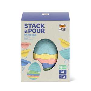 Tiger Tribe Stack and Pour Bath Egg