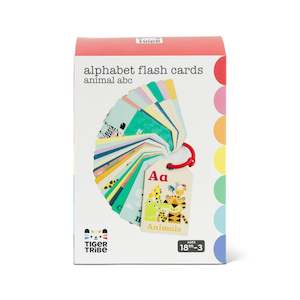 Tiger Tribe - Alphabet Flash Cards - Animal ABC