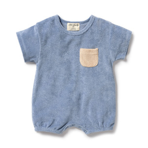 Wilson & Frenchy - Dusty Blue Organic Terry Growsuit