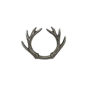 French Country - Antler Napkin Ring Silver