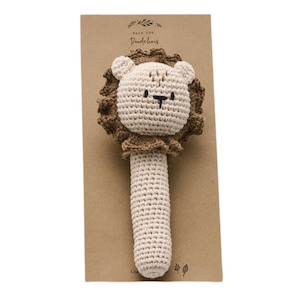 Crochet Lion Rattle