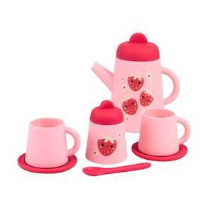 Tiger Tribe - Silicone Tea Set - Strawberry Patch