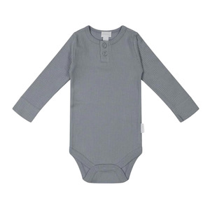 Jamie Kay- Organic Cotton Modal Long Sleeve Bodysuit - Finch