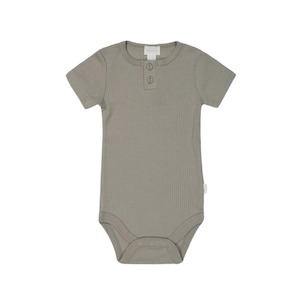 Jamie Kay- Organic Cotton Modal Darcy Rib Tee Bodysuit - Twig