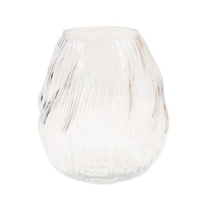 Venus Glass Vase Short - Clear