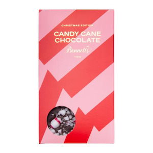 Bennetts Christmas Chocolate Bar - Candy Cane