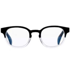 Daily Eyewear - 9am Reading - Black to Clear