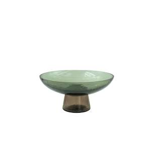 Homeware: Pedestal Bowl - Small - Fern