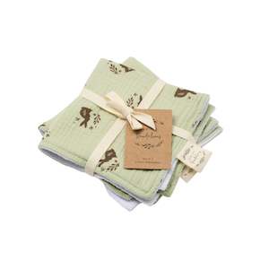 Cotton Washcloth - Set of 2 - Meadow