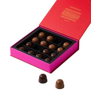 Confectionery Chocolate: Bennetts - 16 Piece Whole Roasted Hazelnut Chocolate Box