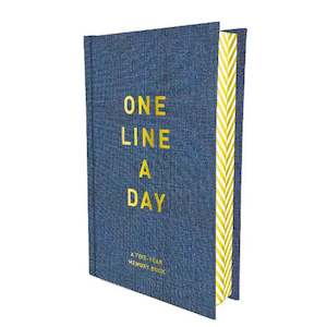 Homeware: One Line A Day - Denim