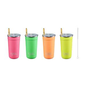 Frank Green Party Cups - 4 Pack - Mixed Neon